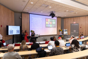 Foto de conferencia desde el Anfiteratro de Ciencias Naturales