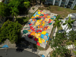 Foto desde la parte superior de la Plazoleta de las Artes